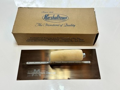 Marshalltown Tools USA MXS7SS 12 x 5 Plasterer s STAINLESS Finishing Trowel, NOS