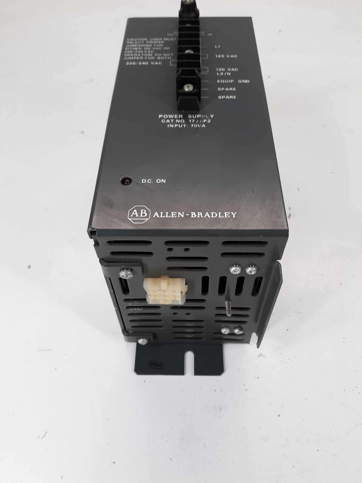 Allen Bradley 1771-P2 SER.B Power Supply Module In 120/240V Out 5.1VDC 75VA