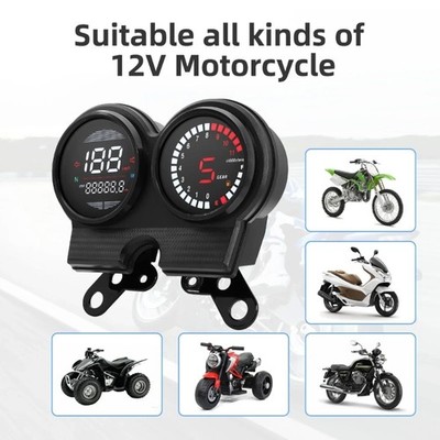Shockproof Digital Speedometer For Bikes Real Time Speed System