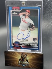Andrew Painter Chrome 2026 Blue Refractor /150 Auto