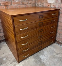 Architect/Artists  6-drawer plan chest - locking halves for ease of transport.  