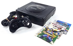 SEGA SATURN CONSOLE COMPLETE CIB Authentic System MK-80000A Model 2