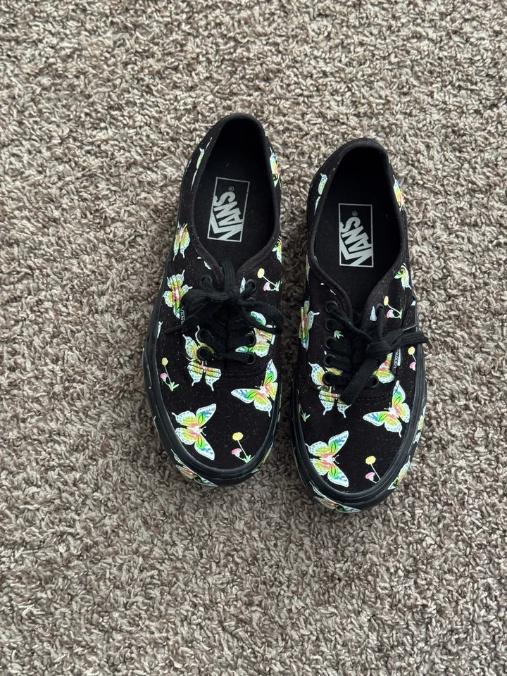 Vans женщин 8 туфли сложены морф бабочка кроссовок затемнения зарево в темноте - Изображение 2 из 4