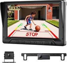 1080P Backup Camera Sensor Parking Distance Control 7'' Monitor Truck RV Trailer