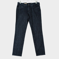 AG Jeans Women's 29 Blue Denim Slim Straight Ankle Casual Designer Pants