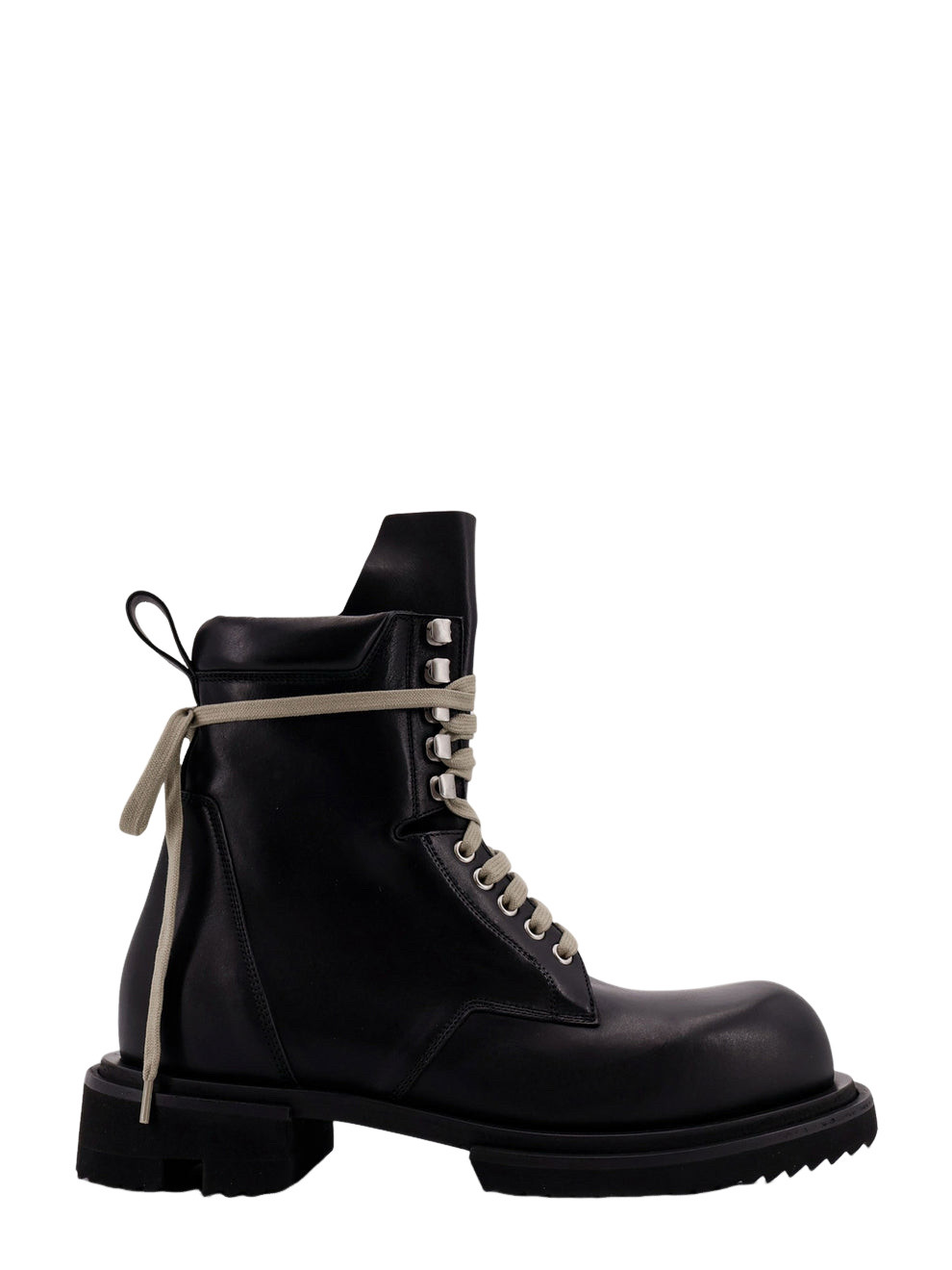 RICK OWENS Temple Low Army Gabe Black Leather Boots New & Authentic