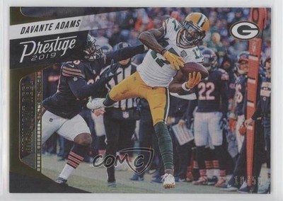 2019 Panini Prestige Highlight Reel Xtra Points Gold 10/50 Davante Adams o7m