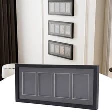Display Frame for Magnetic Card Holder Trading Card 4 Standard Cards Wall Mount