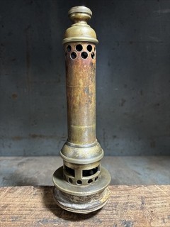 Antique Brass Fixture Unknown Purpose Industrial Steampunk Display Piece