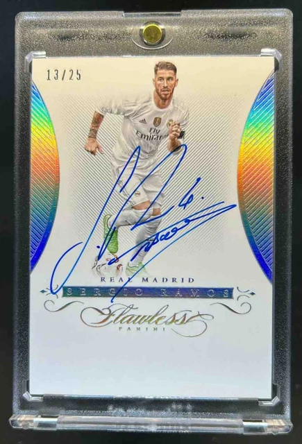 2015-16 Flawless Sergio Ramos Signatures Auto #/25 Real Madrid