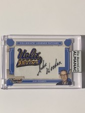 2008 Donruss Americana Sports Legends John Wooden Patch Auto /100 HOF UCLA  