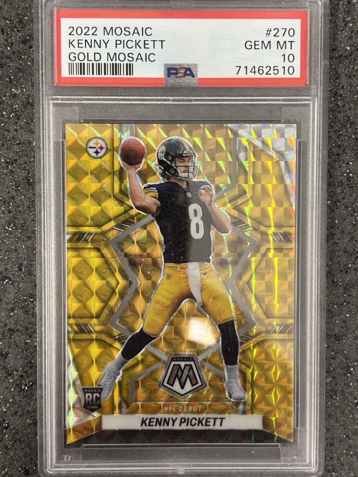 2022 PANINI MOSAIC GOLD KENNY PICKETT NO.270