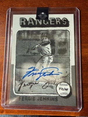 2025 Topps Shoebox Treasures - 1975 Topps Fergie Jenkins #57A Grayscale...