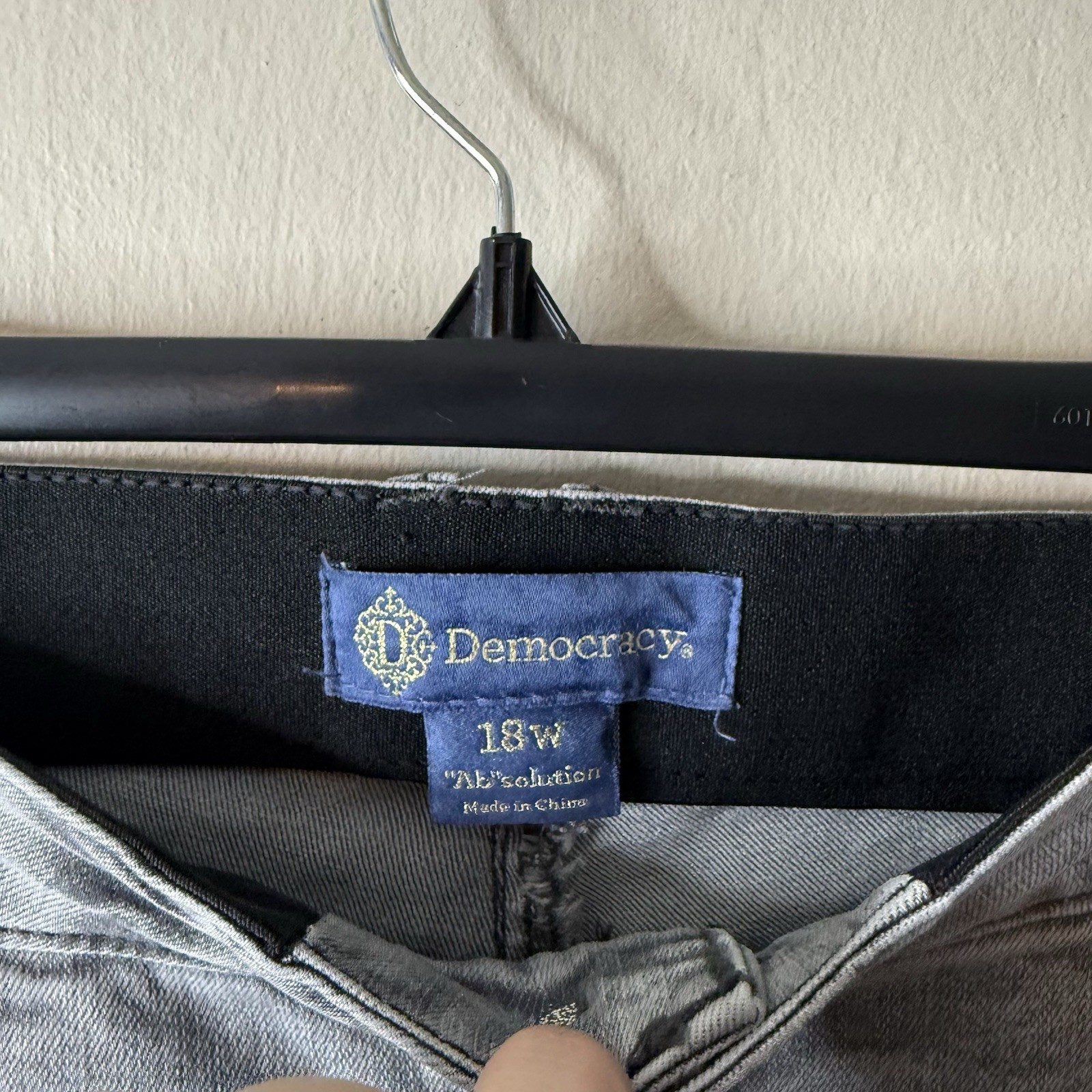 Democracy Gray Absolution Straight Leg Denim Pant… - image 3