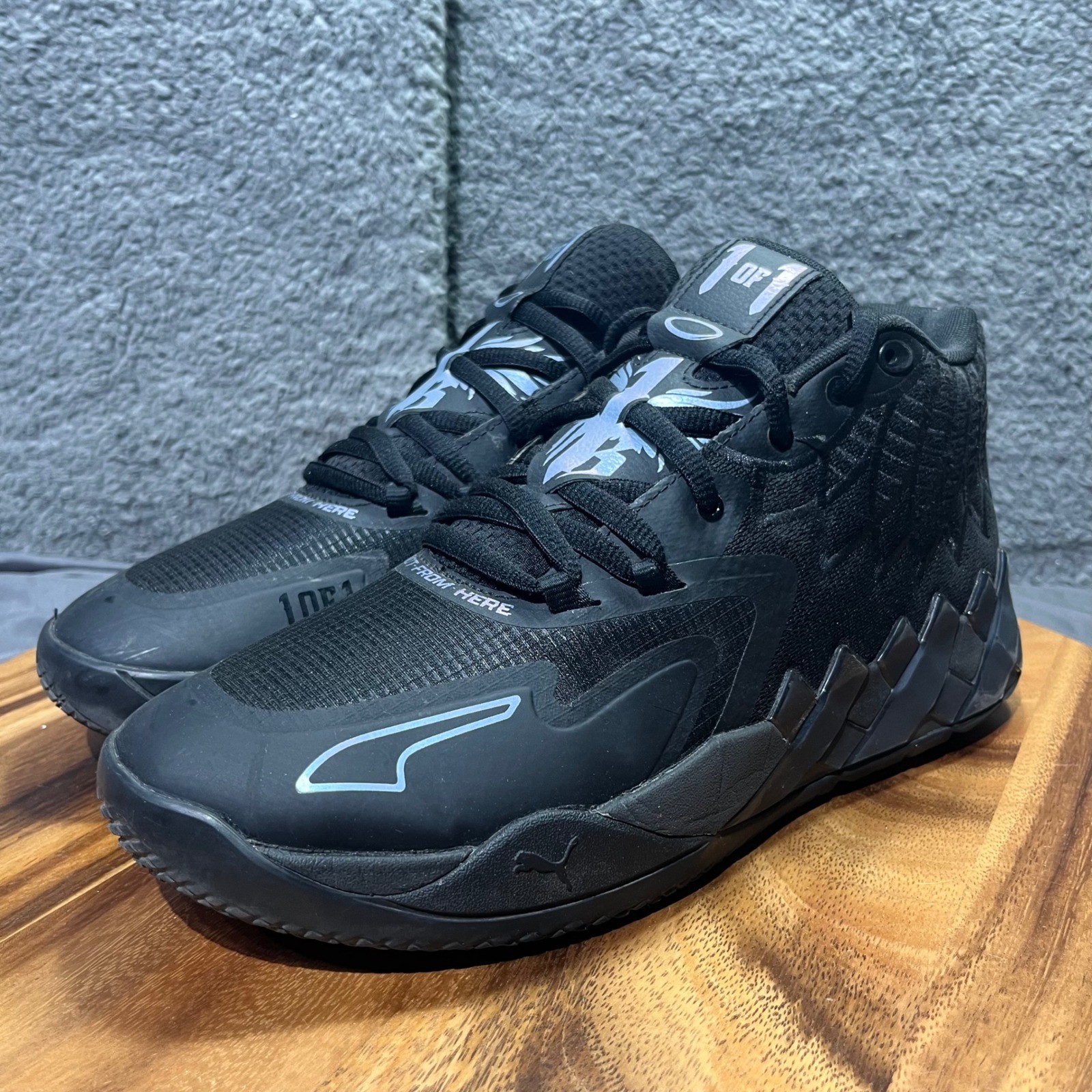 Puma MB.01 Not From Here Black Basketball Shoes Sneakers Lace up Men's Size 11 thumbnail 7