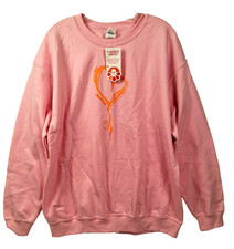 NEW Self Love Crewneck Sweatshirt Womans L Pink Inspirational Respect Heart NWT