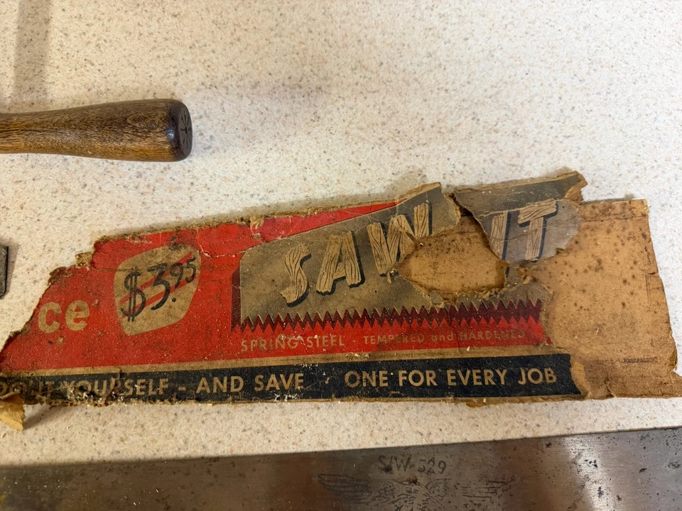 Vintage Saw Lot – Mixed Hand Saws, Blades & Craftsman Coping Saw – As-Is - Image 3 of 4