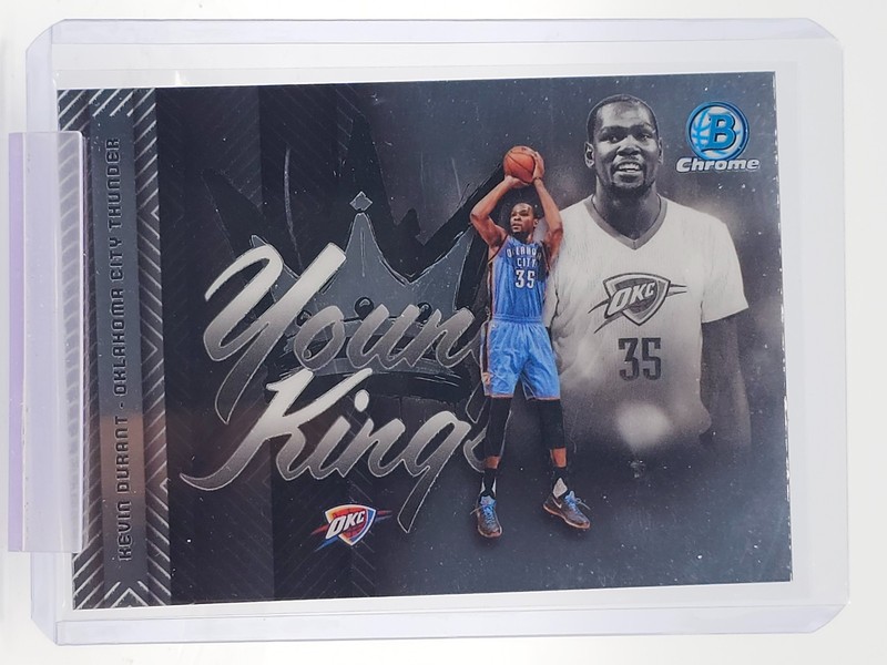 KEVIN DURANT 2025-26 BOWMAN CHROME BASKETBALL YOUNG KINGS #YK-14 THUNDER Q7262
