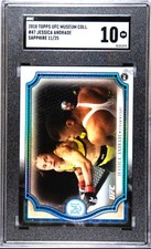 2018 Topps UFC Museum Collection Jessica Andrade Sapphire /25, SGC 10 (RC) UFC🏆