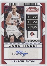 2020 Panini Contenders Draft Picks Game Ticket Purple /99 Malachi Flynn #97 0v2