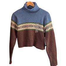Vintage Deadstock Jamie Scott Turtleneck Sweater Cottagecore Grandmacore Hygge