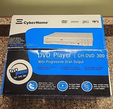 Cyber Home DVD Player Dolby Digital CH-DVD 300 w/ Remote Control Manual NEW NOB