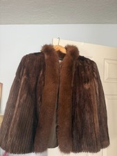 Fur Mink Jacket. Pre-owned, Mint conditioned, Medium length to the waist.