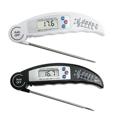 Instant Read Digital Meat Thermometer BBQ Grill Smoker For Kitchen Food Cooking