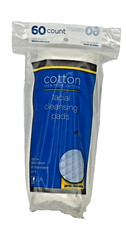 Cotton Rounds For Facial Cleansing 100 Pure Cotton Pads 60 Count Sealed
