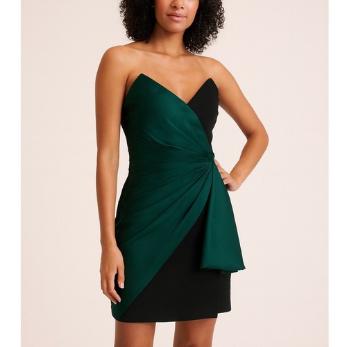 Jill Jill Stuart Teal Strapless Mini Dress