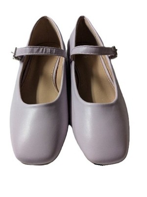 New York & Company WMNs Page Classic Lavender Mary Jane Ballet Flats Size 8 NWOB