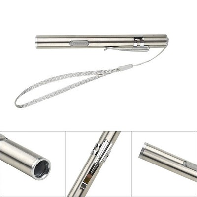 1pc Mini Taschenlampe USB Aufladbar Stift Licht Nacht Wandern Zelten Lampen