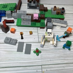 2016 LEGO MINECRAFT THE IRON GOLEM SET 21123 INCOMPLETE Set Replacement Parts