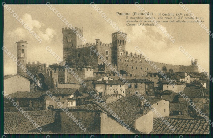 Torino Pavone Canavese Castello cartolina MT4877