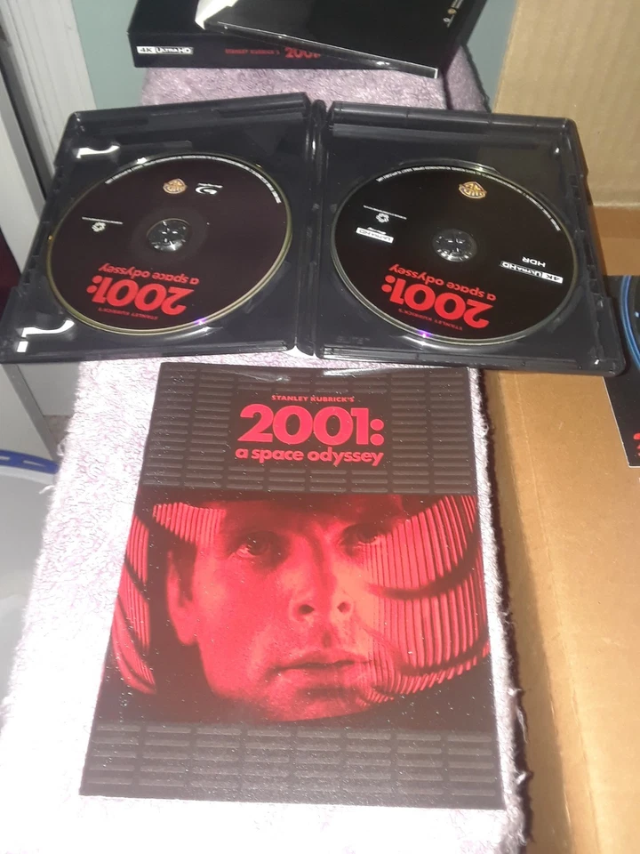 2001: A Space Odyssey 4K UHD Blu-ray 3 Disc Slipbox Booklet Postcards OOP NICE!! - Image 4 of 4