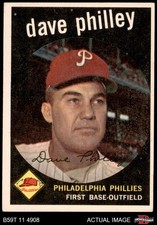 1959 Topps #92 Dave Philley Phillies 5 - EX