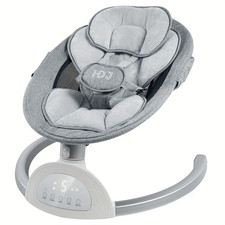 Portable Electric Baby Swing With Music Touch Screen Remote bluetooth Control