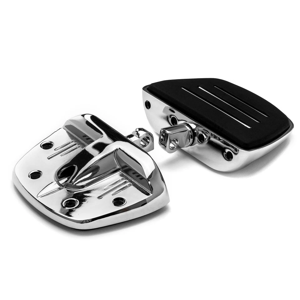 estriberas cromadas para Harley Davidson Road Glide 1998-2009 FLTR Foto 3 de 4
