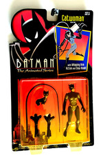 1993 Kenner NIP Batman Catwoman Action Fig Whipping Arm The Animated Series