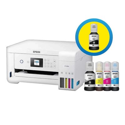 New EPSON EcoTank ET-2760 Supertank Color Inkjet All in One Scan Copy Printer 95