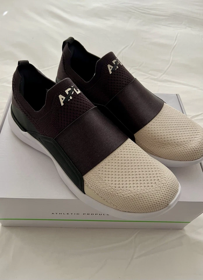 Impresionante antracita/playa/blanco APL Techloom Bliss para hombre talla 9 Foto 2 de 4