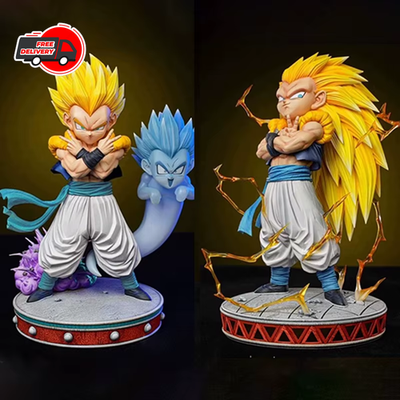 Dragon Ball Z Gotenks SSJ3 25cm Super Saiyan 3 PVC Figure Action