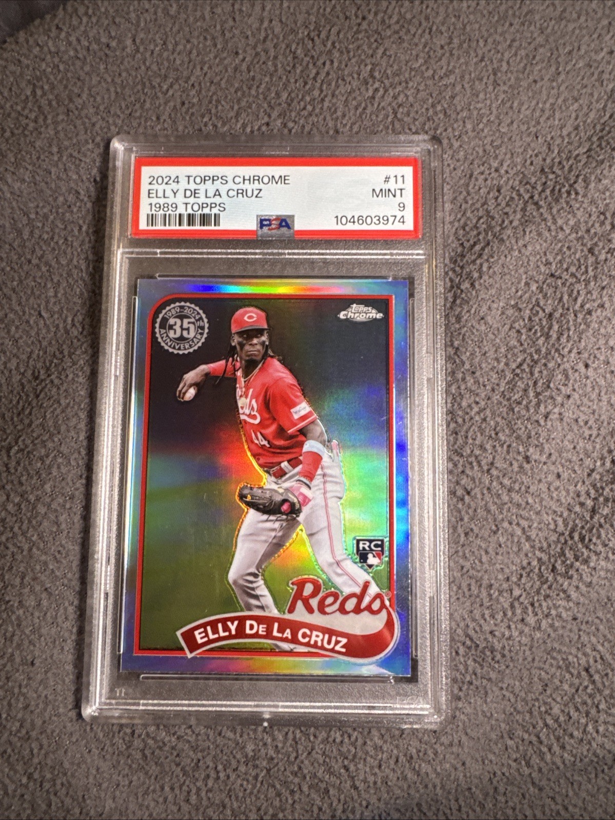 2024 Topps Chrome - 1989 Topps Baseball Elly De La Cruz #89CB-11 (RC)