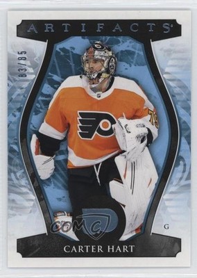 2023 Upper Deck Artifacts Goalies Light Blue Steel 83/85 Carter Hart #138 1n34
