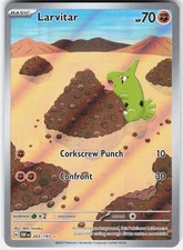 Pokemon Larvitar 203/197 Illustration Rare Obsidian Flames Pokemon Holo NM on eBay