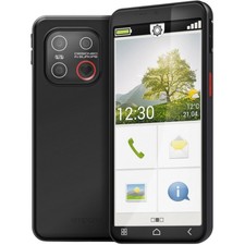 Emporia SMART.ME7 Smartphone 128GB 6GB RAM schwarz Triple-Kamera LTE Notruftaste