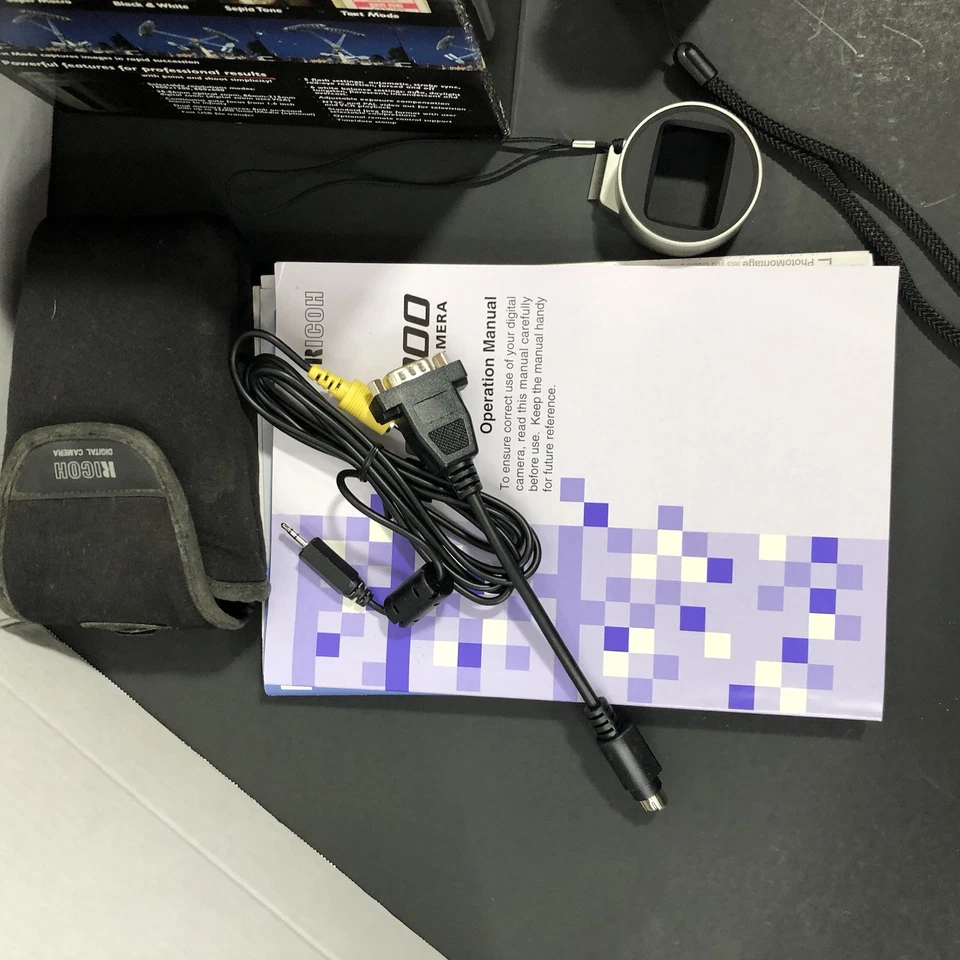 理光 RDC-5000 数码相机 带盒及所有配件 ** 已测试-有效** — 第 3/4 张图片