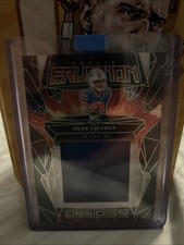 2024 Panini Obsidian - Rookie Eruption Materials Keon Coleman #ERM-KCN (MEM, RC)