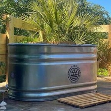 Urban Ice Tribe Ice Bath Tub Cold Plunge Pool Galvanised Steel UK
