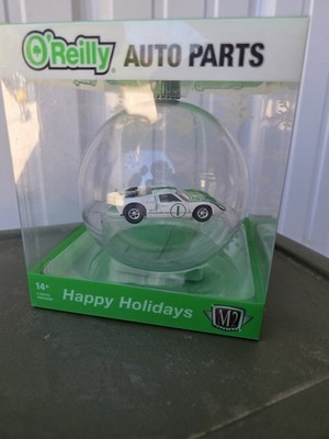 M2 Machines O'reilly Auto Parts 2025 1966 FORD GT40 MKII Holiday Ornament Rare